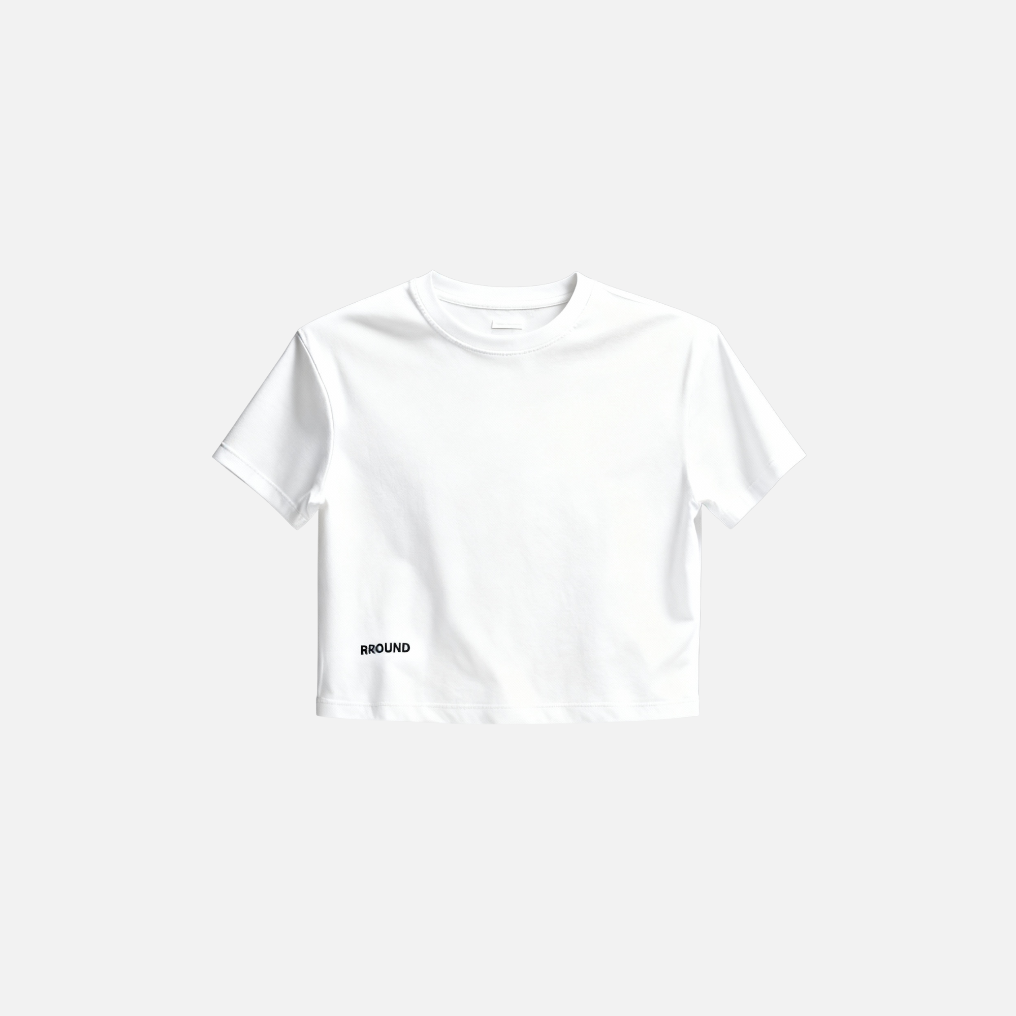 Cropped T-Shirt | White